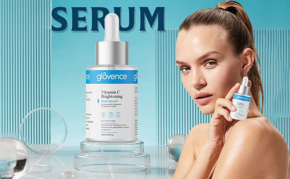 glovence vitamin c serum for skin whitening