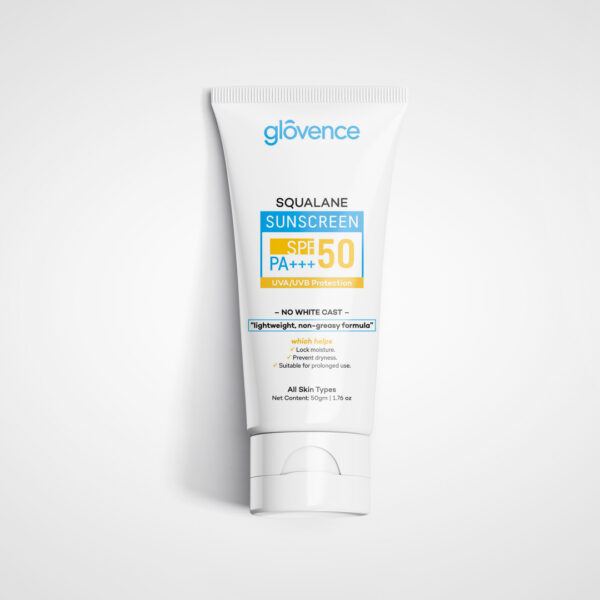 Glovence Squalane Sunscreen SPF 50 PA+++ – 50g