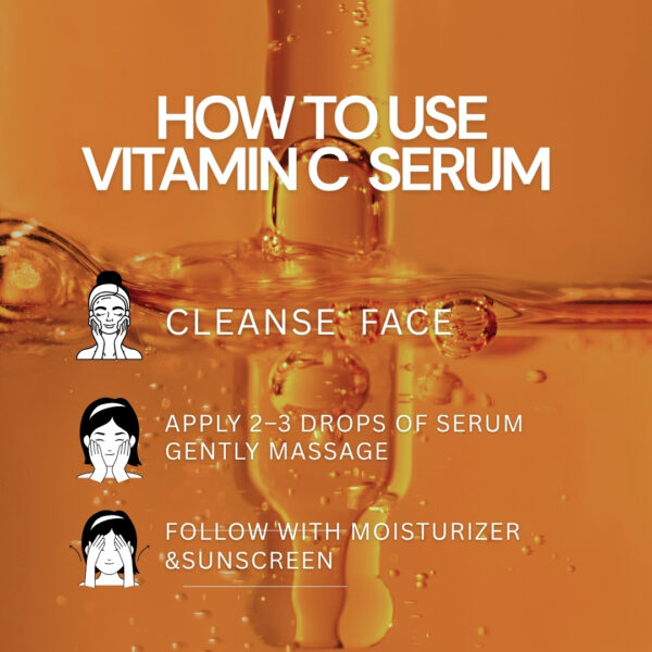 Glovence Vitamin C Brightening Serum – 30ml - Image 5
