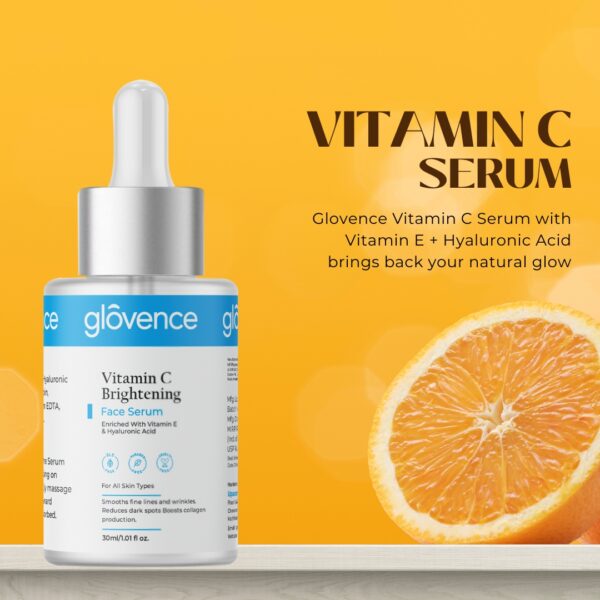 Glovence Vitamin C Brightening Serum – 30ml - Image 4