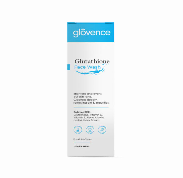 Glovence Glutathione Face Wash – 100ml - Image 2