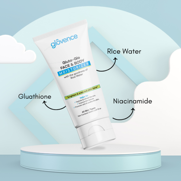 Glovence Gluta Glo Moisturizer & Squalane Sunscreen Combo - Image 5